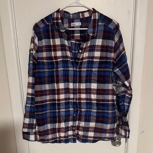 Croft & Barrow Multicolor Plaid Shirt